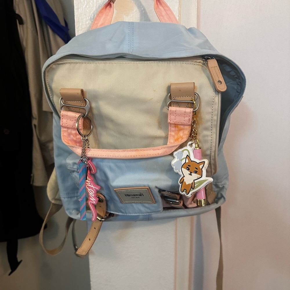 Chic Two-Tone Women's Backpack